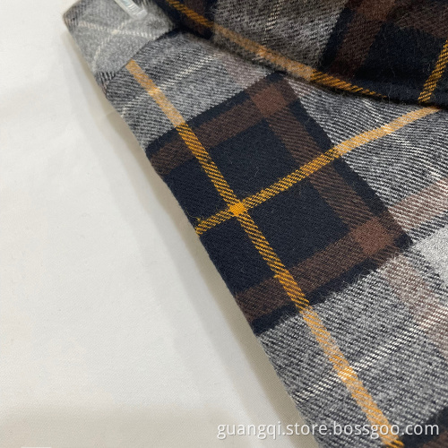 Plaid flannel mens long sleeve shirt